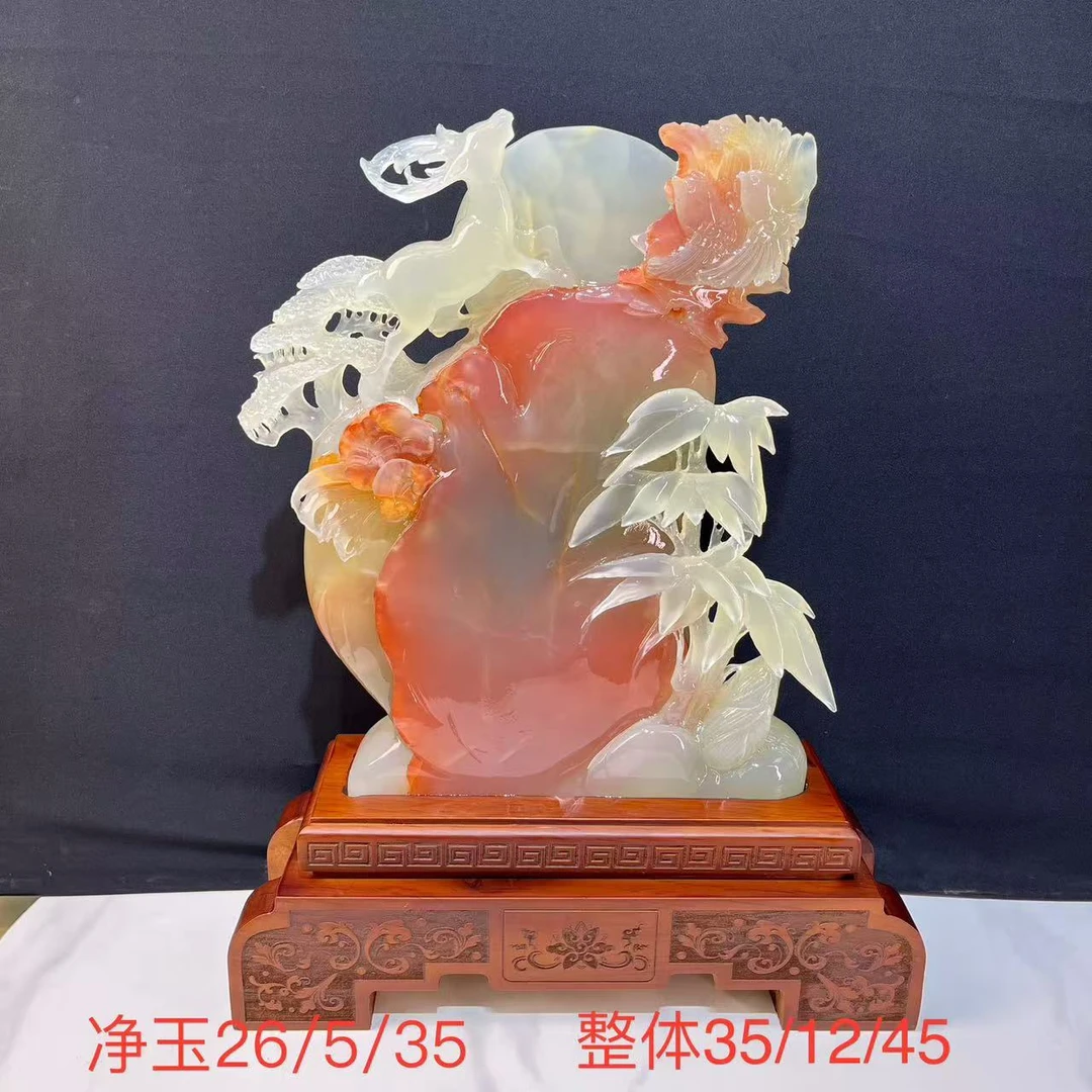 家居摆件酒柜电视柜#付米链接#乔迁开业公司大号陶瓷办公室摆件