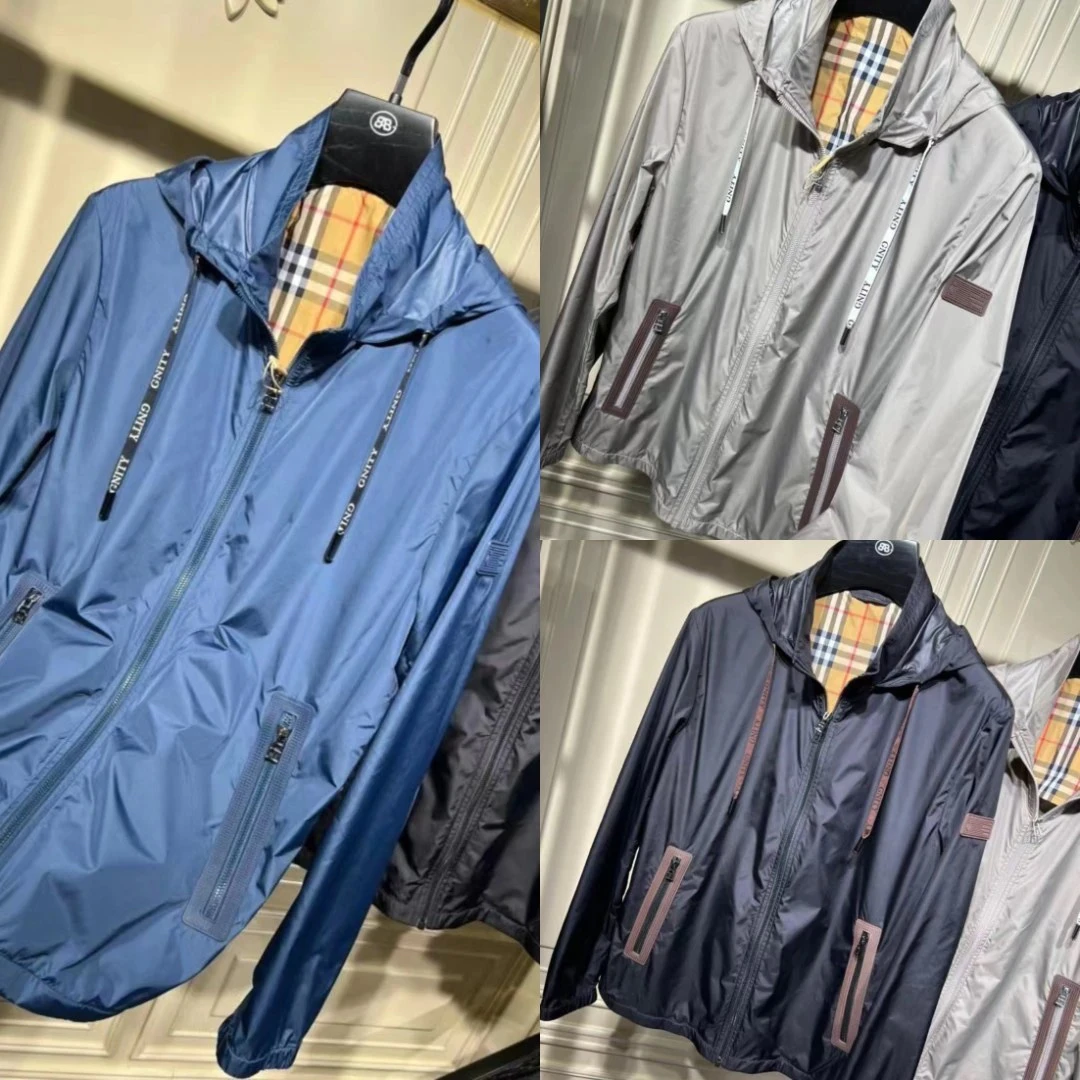 TM- 2398B缇瑞男士连帽春秋夹克