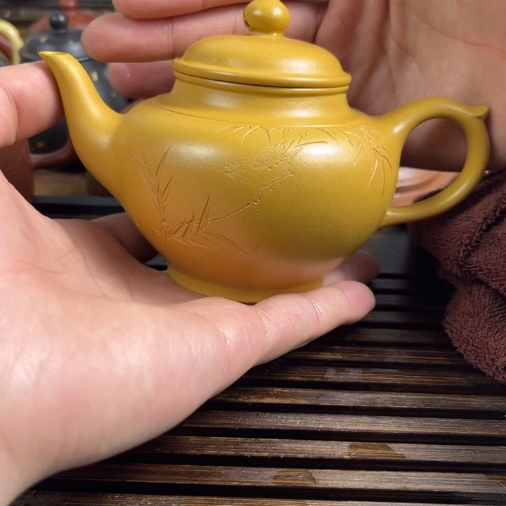 紫砂茶壶原矿紫砂半手工制作