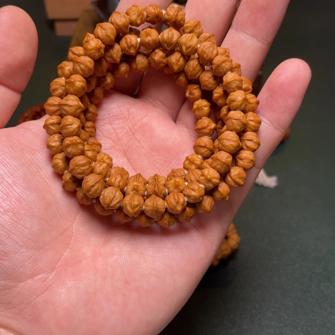 柏香籽/百香籽吊坠白牙横打长串