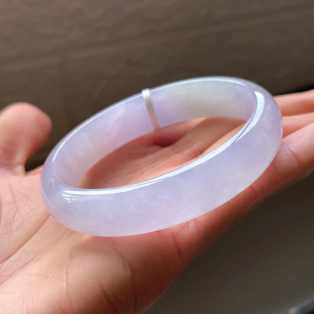 翡翠手镯未镶嵌57.8圈贵妃镯三天鉴赏期