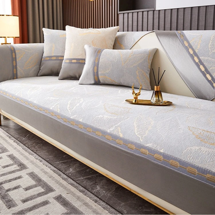 雪尼尔沙发垫四季通用2025新款皮沙发套罩防滑靠背盖布巾坐垫子