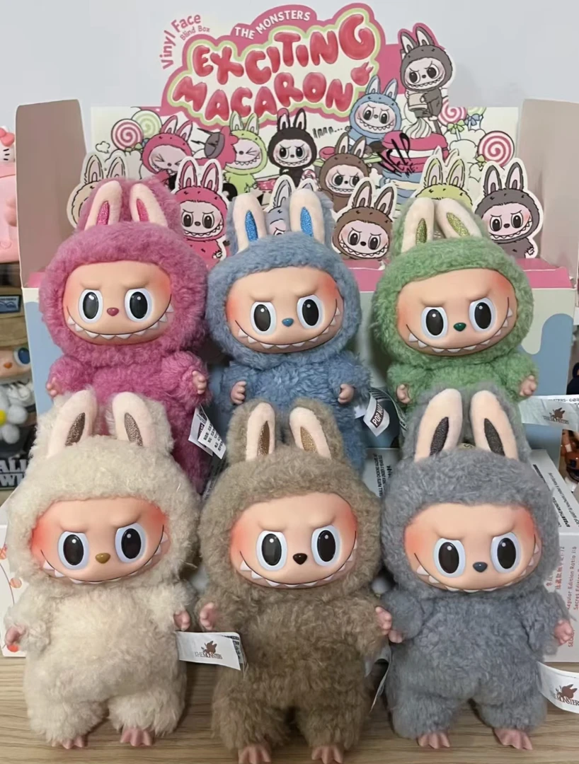 （黎想潮玩） 直播间代拆-Labubu心动马卡龙潮玩盲盒