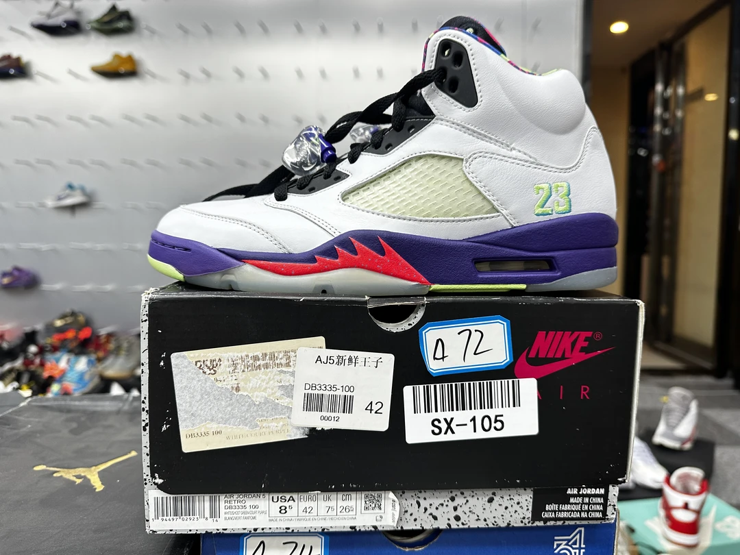 Nike aj5新鲜王子  全新原盒 42码  11月19  白72