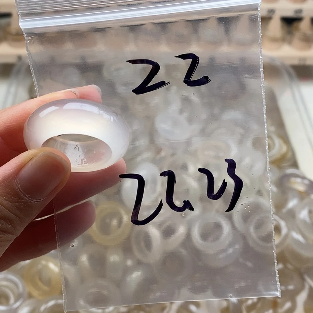 未镶嵌戒指玛瑙/玉髓