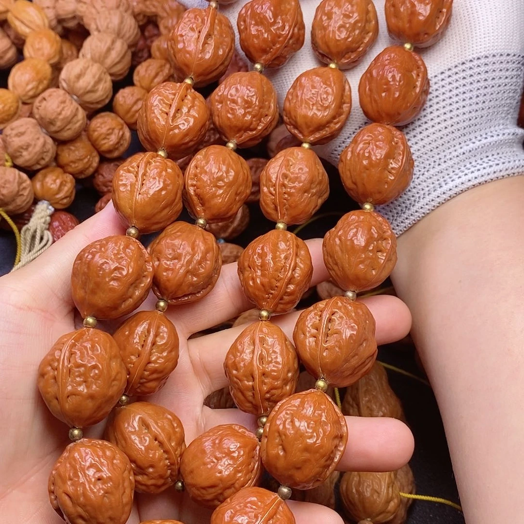【闪购商品】吊坠文玩核桃易**施水晶皮蛤蟆脖挂25