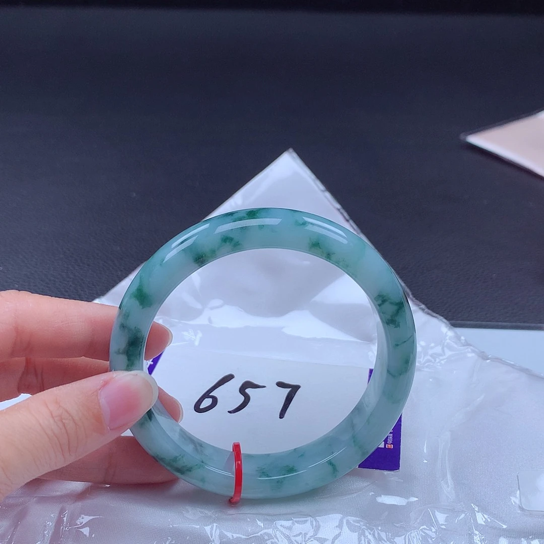 翡翠手镯未镶嵌60.8圈001709