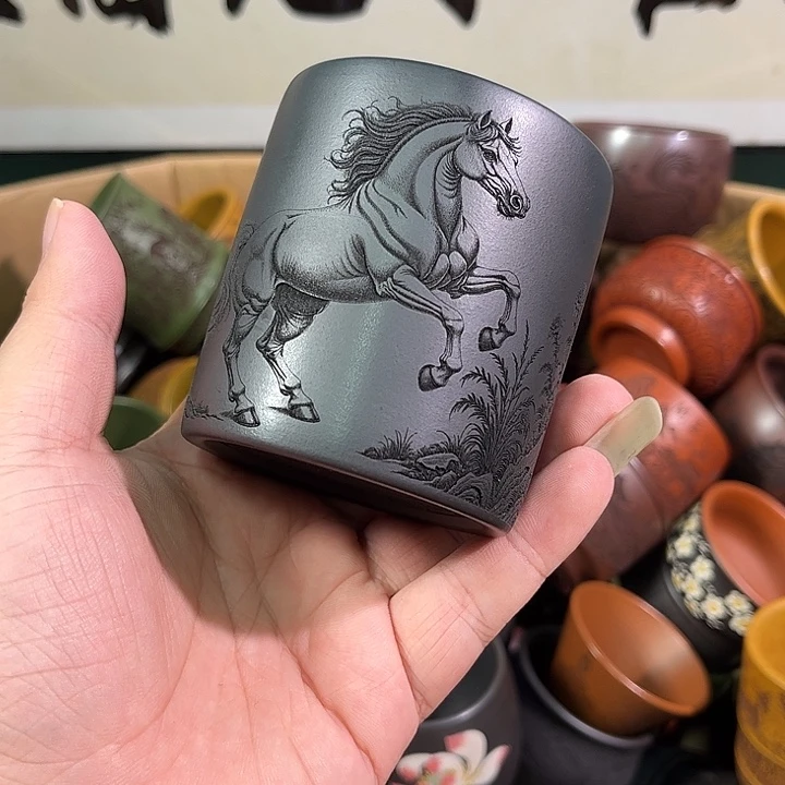 茶杯紫砂全手工紫砂主人杯