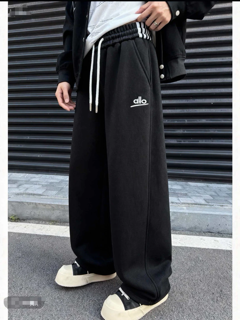 【潮童专属】冬季直筒加厚暖绒绒长裤青少年儿童刺绣潮流卫裤2593