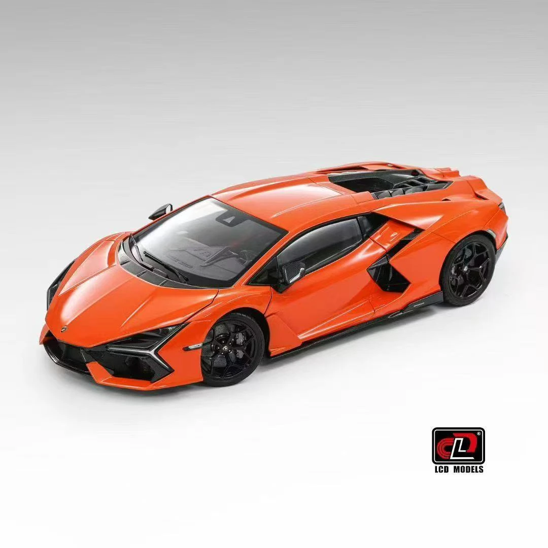 预 LCD 1:18 兰博基尼 新大牛 Reveulto 硬顶仿真合金汽车模型