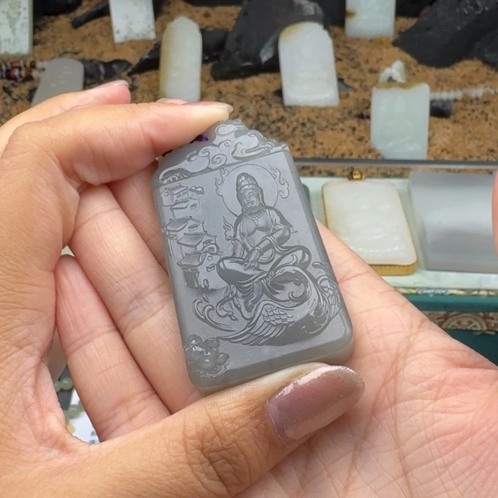 和田玉颈饰未镶嵌无*