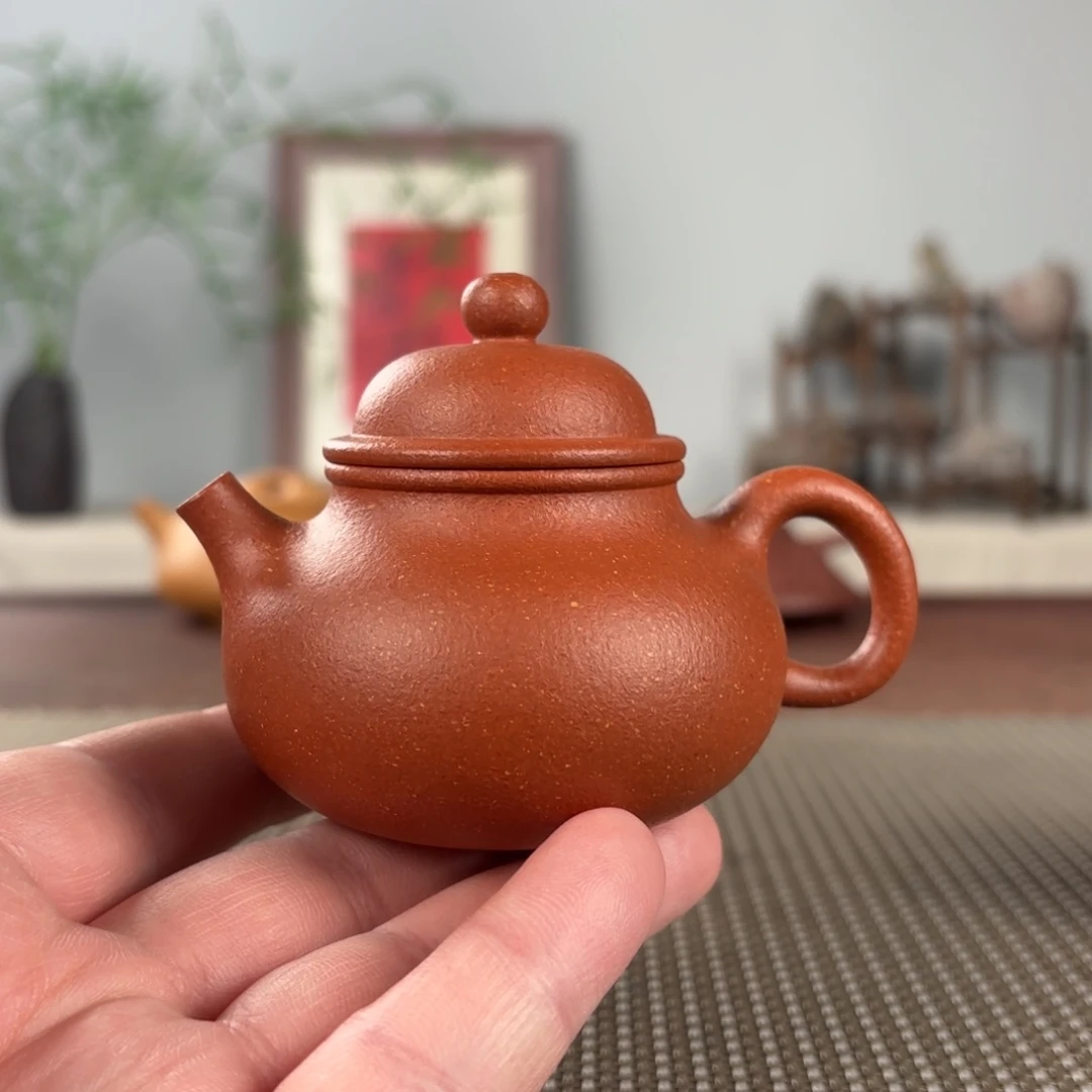 紫砂茶壶黄龙山原矿紫砂壶120