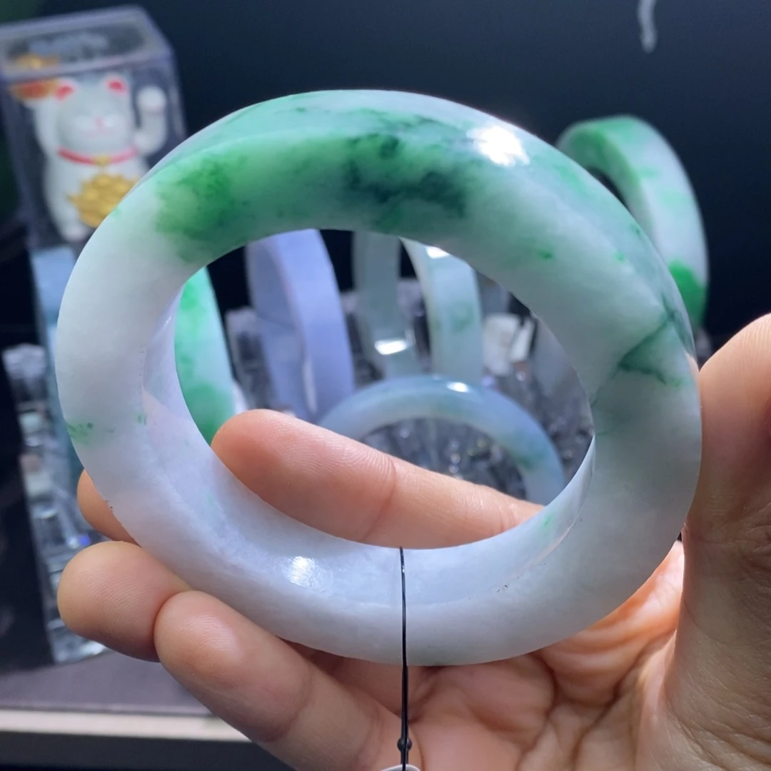 定制翡翠翡翠手镯57-66未镶嵌