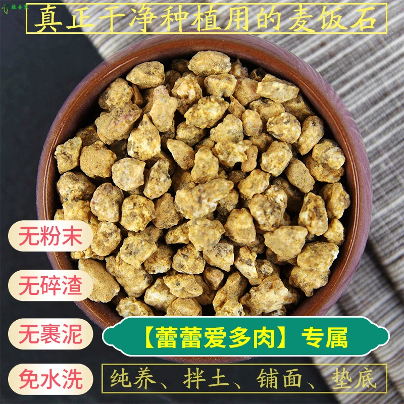 【蕾蕾爱多肉 专属】水洗精筛软麦饭石 拌土绿植花卉多肉种植用铺面
