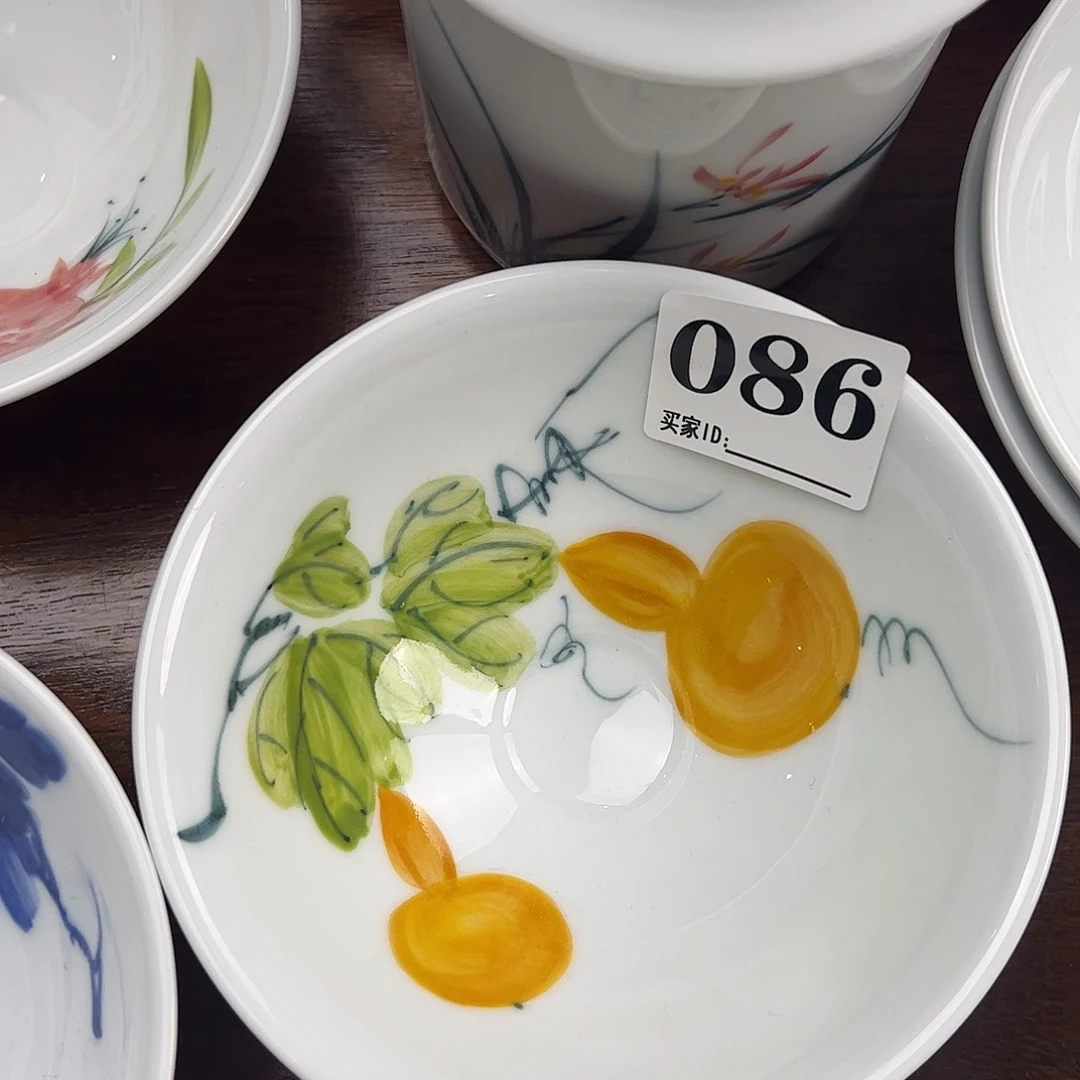 瓷片景德镇陶瓷手工手绘制作