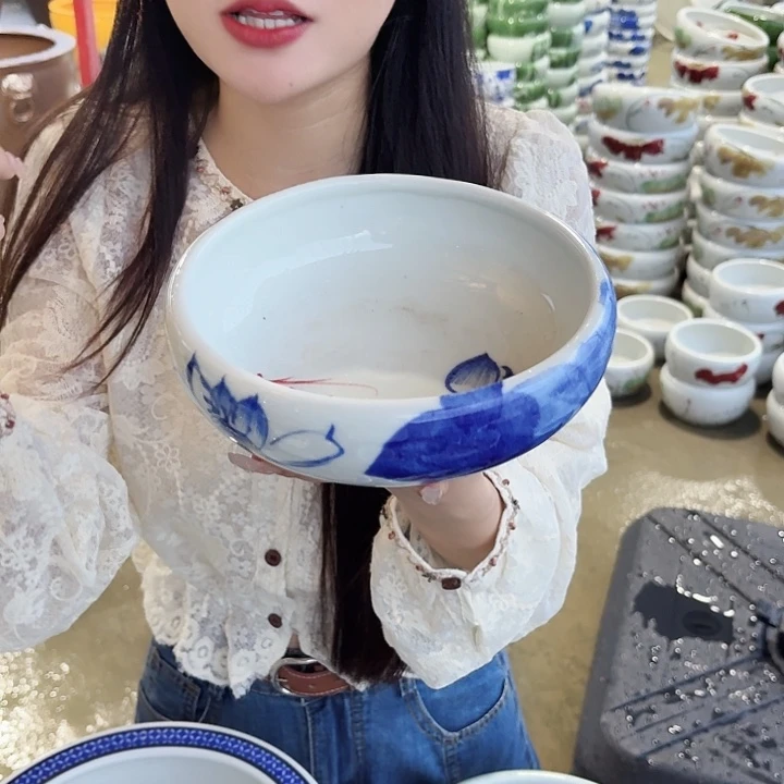 瓷片口径20厘米 高度6厘米