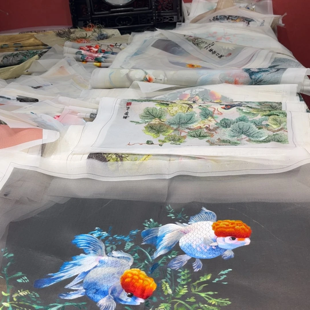 芒***咪刺绣纯手工打造一