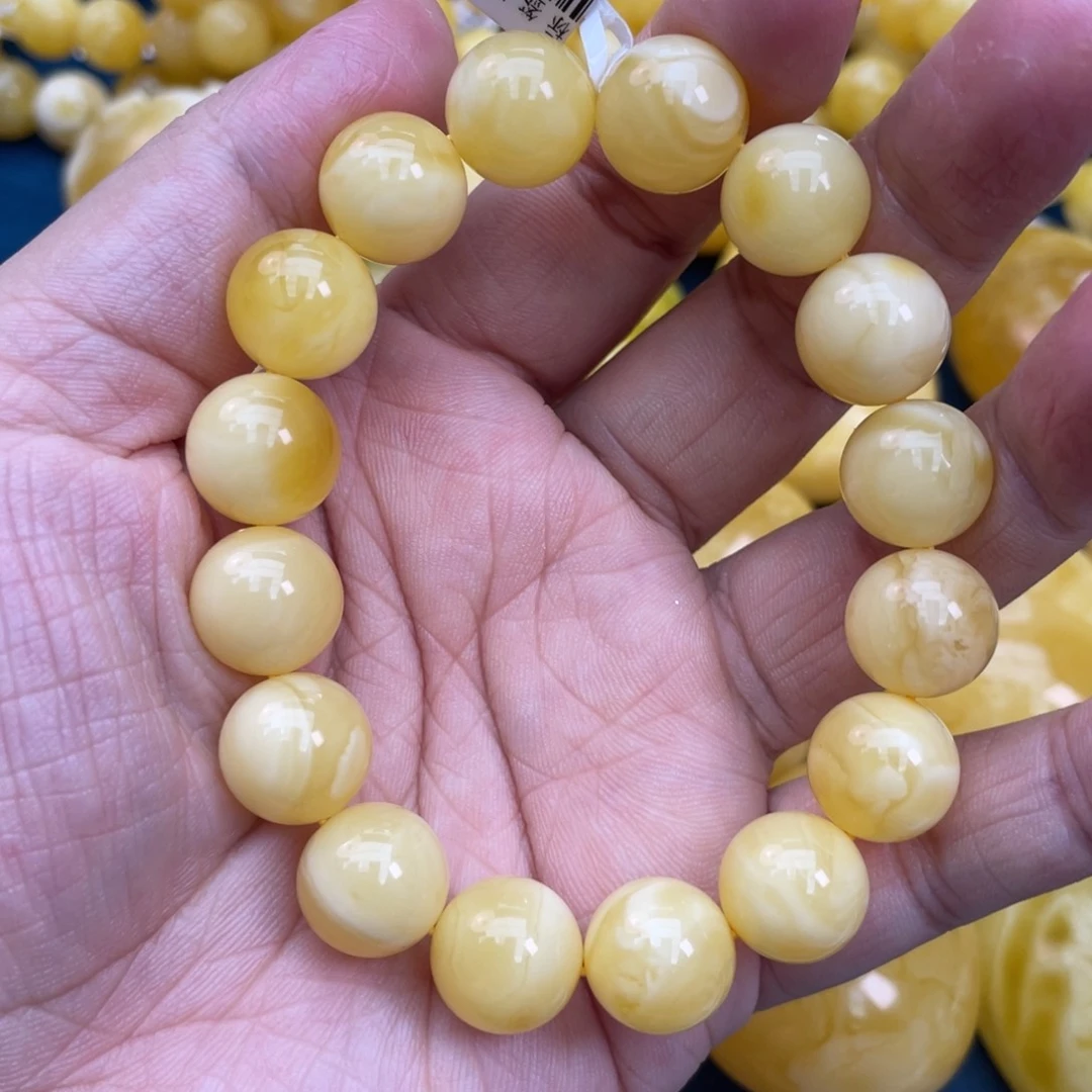 琥珀裸石未镶嵌琥珀蜜蜡12m m