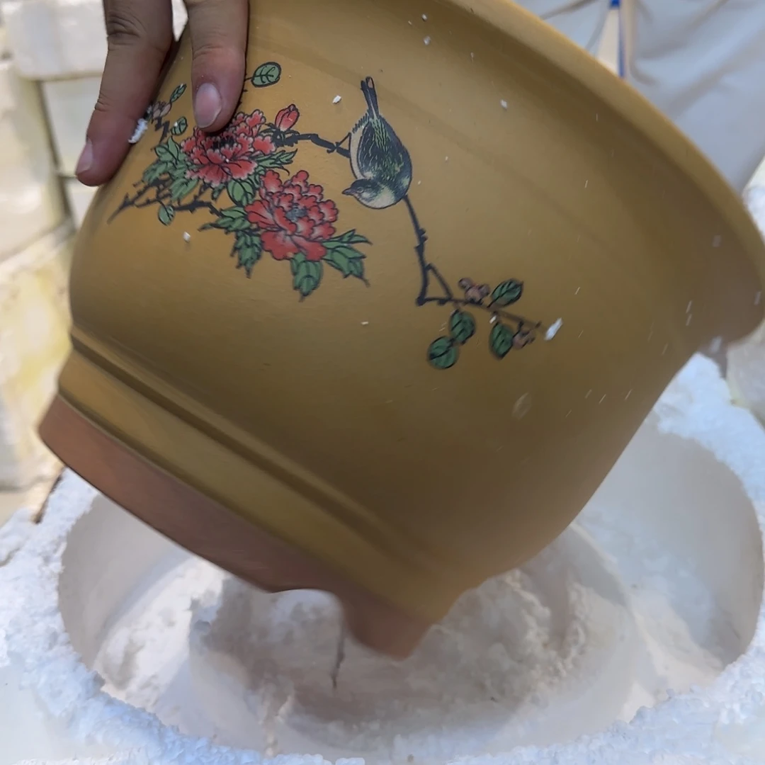 紫砂花盆口径20.17口径