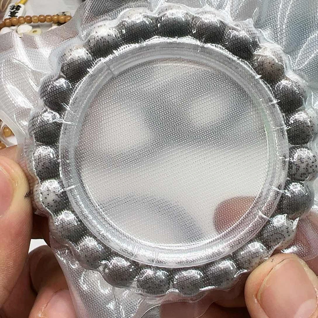 星月菩提手串57高端黑冰石玉星月菩提单圈10