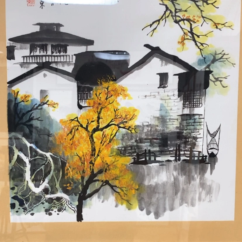 【闪购商品】国画小*子手绘国画卡纸画心