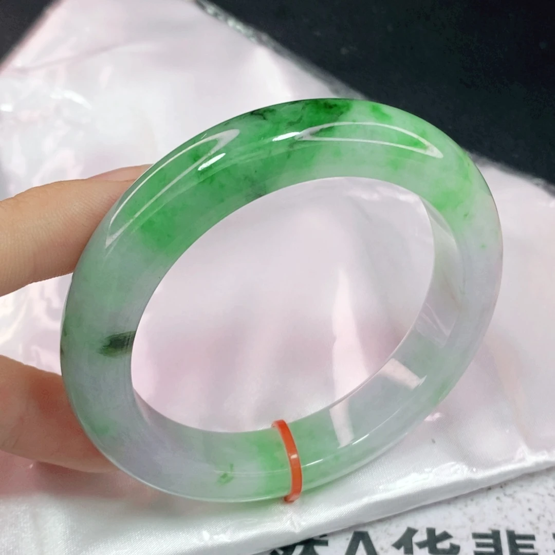 未镶嵌手镯翡翠55.6正圈