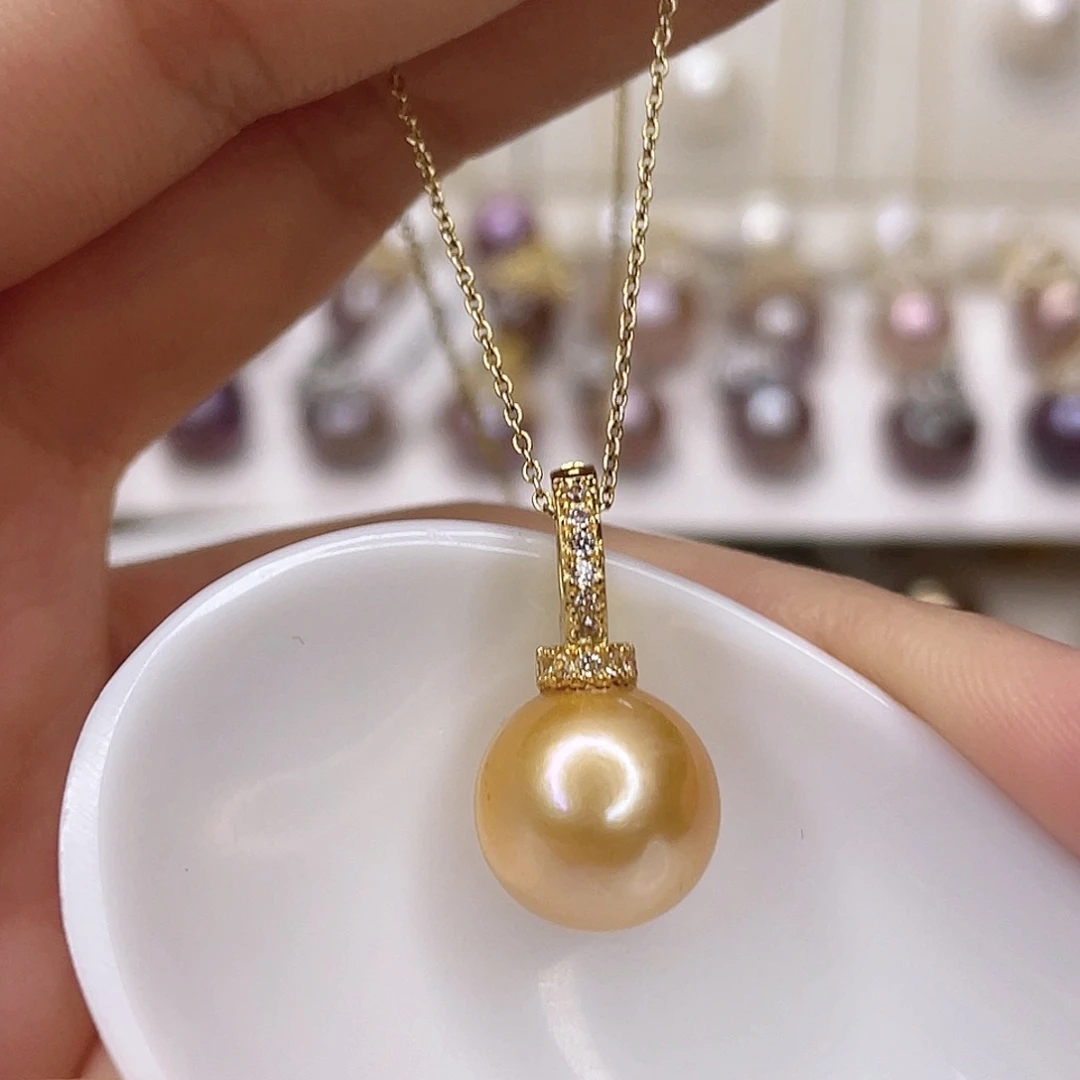 淡水珍珠未镶嵌吊坠(赠链)