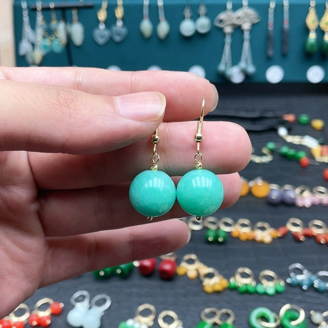 未镶嵌翡翠耳饰00876