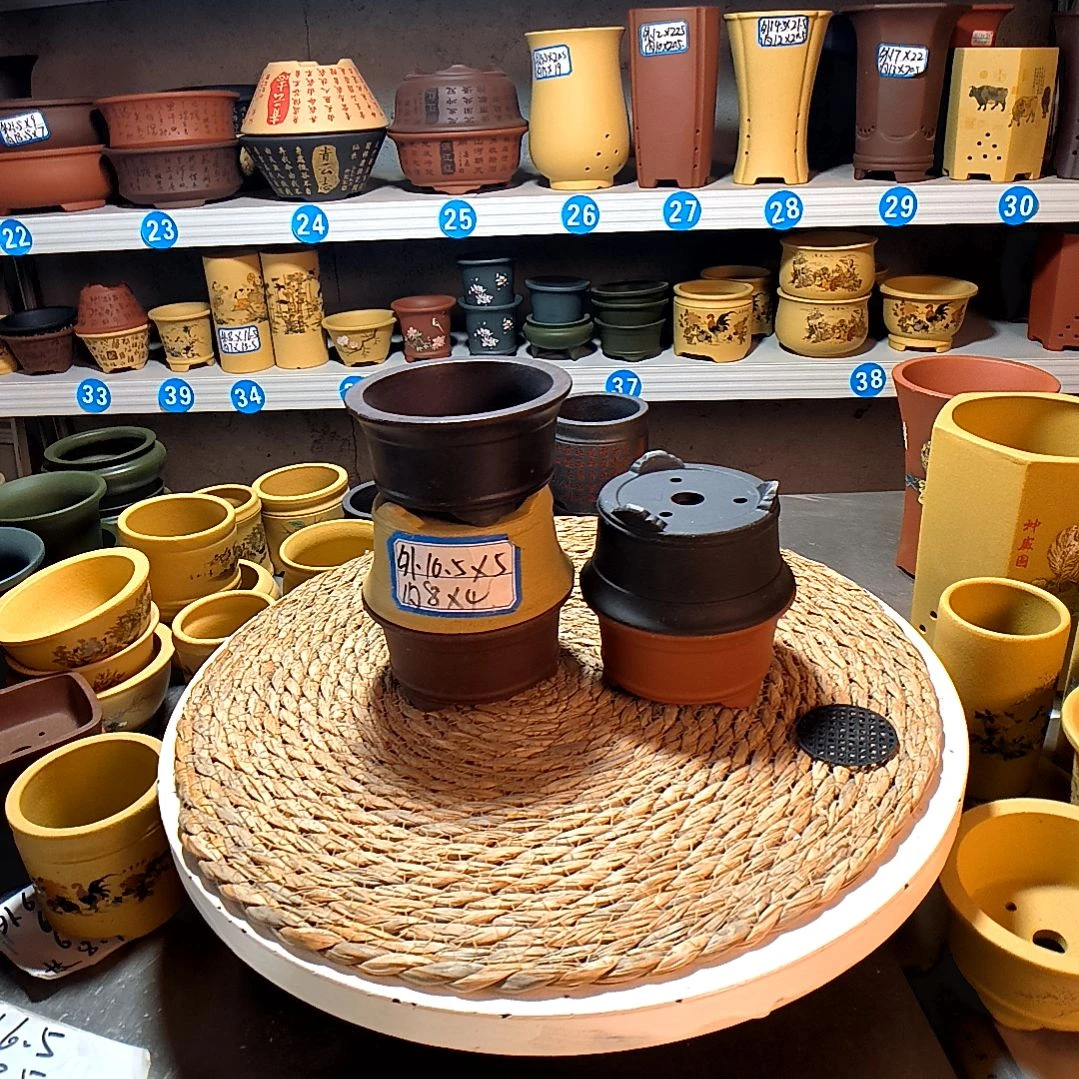 宜兴紫砂紫砂花盆花盆