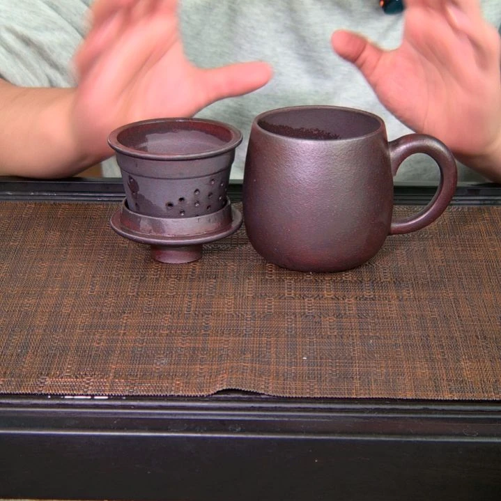 茶杯紫砂高货放漏