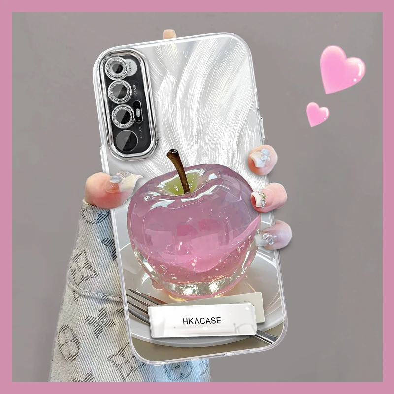 适用于小米10S精孔羽纱晶莹粉苹果网红个性创意支架全包手机壳女