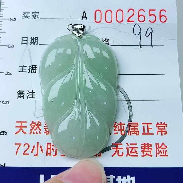 翡翠颈饰银S925镶嵌翡翠