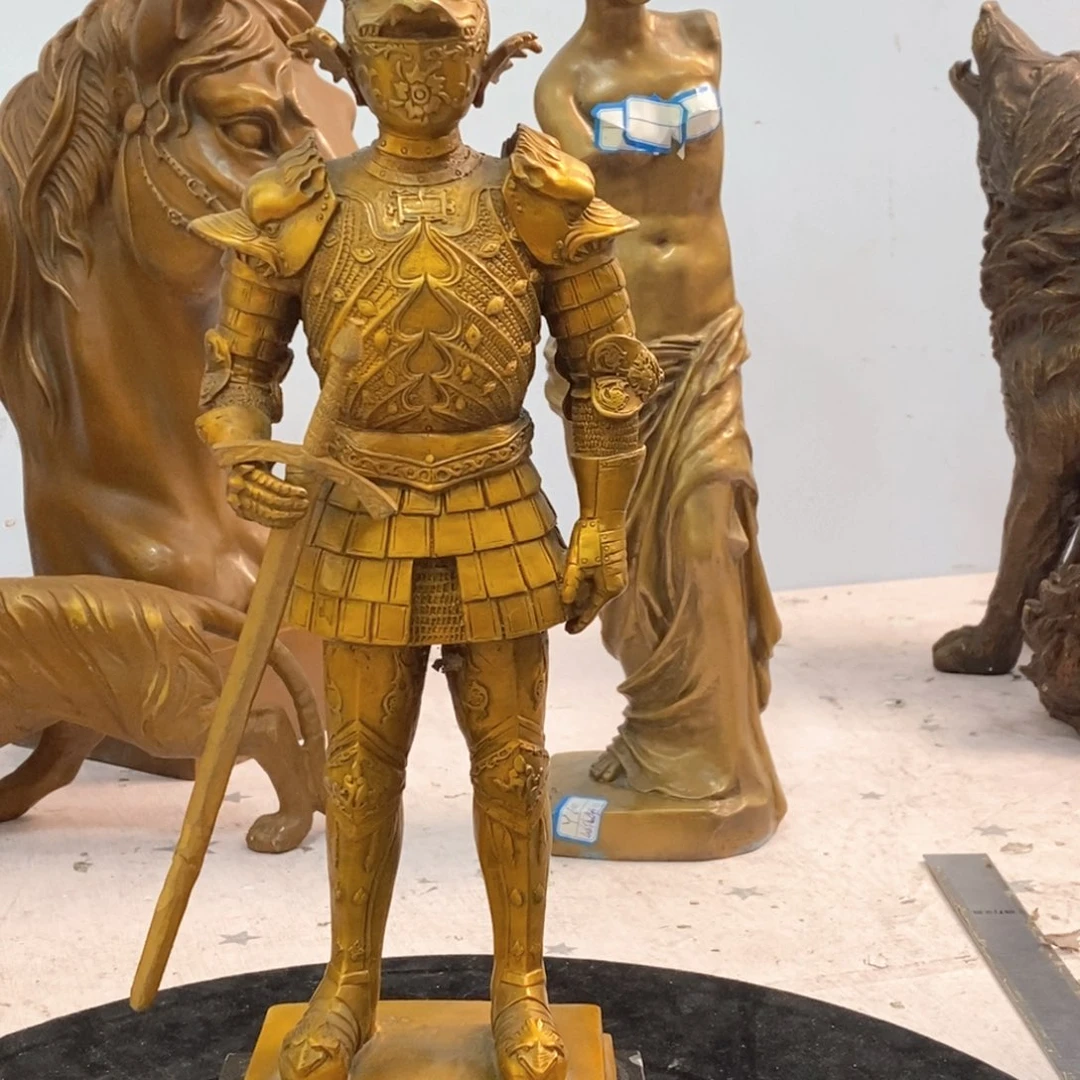 黄铜材质,武士石座