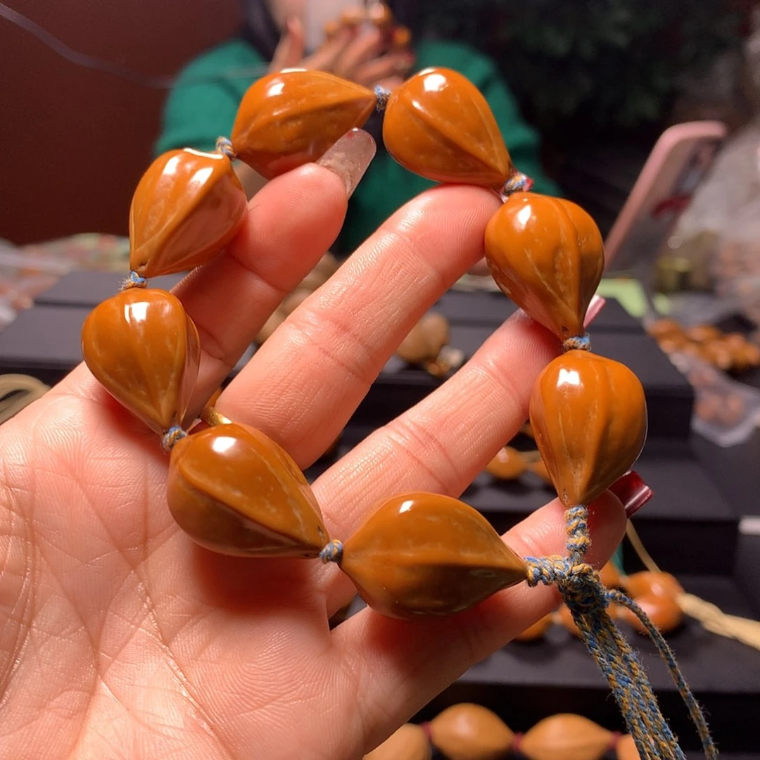 橄榄核手串/手链水**生三花手串