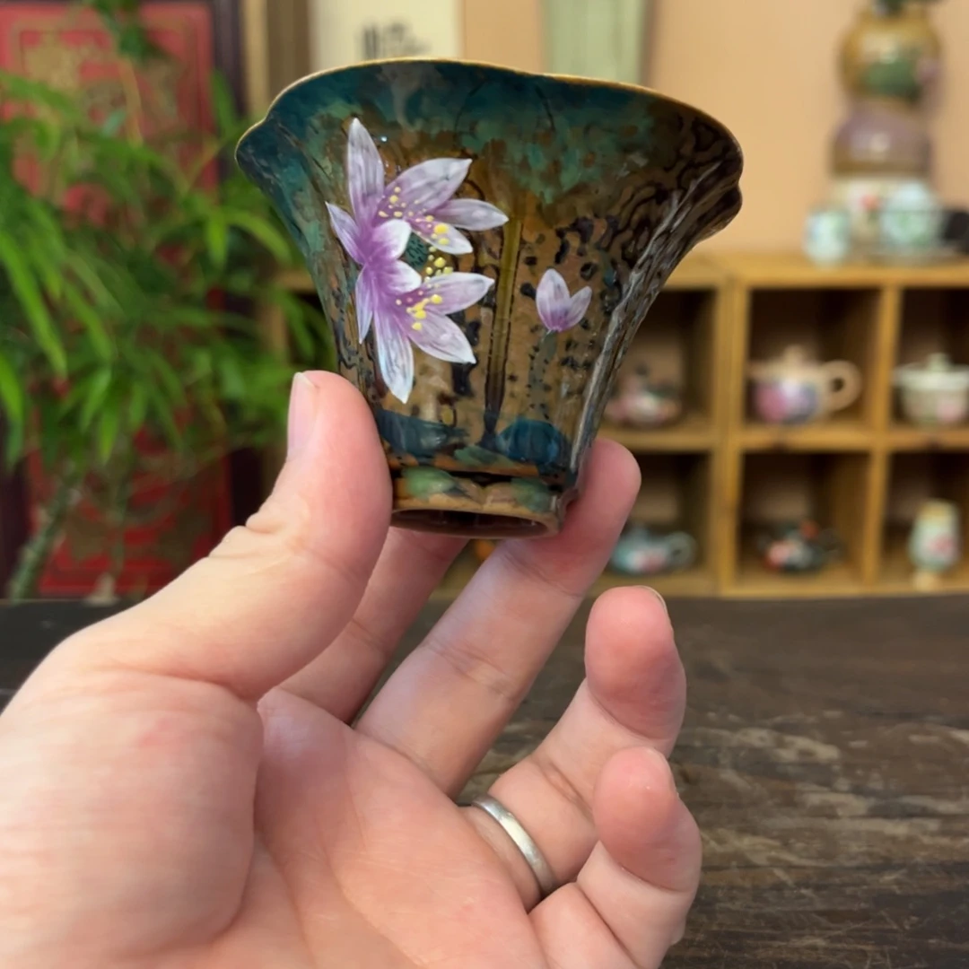 柴烧手工手绘陶瓷