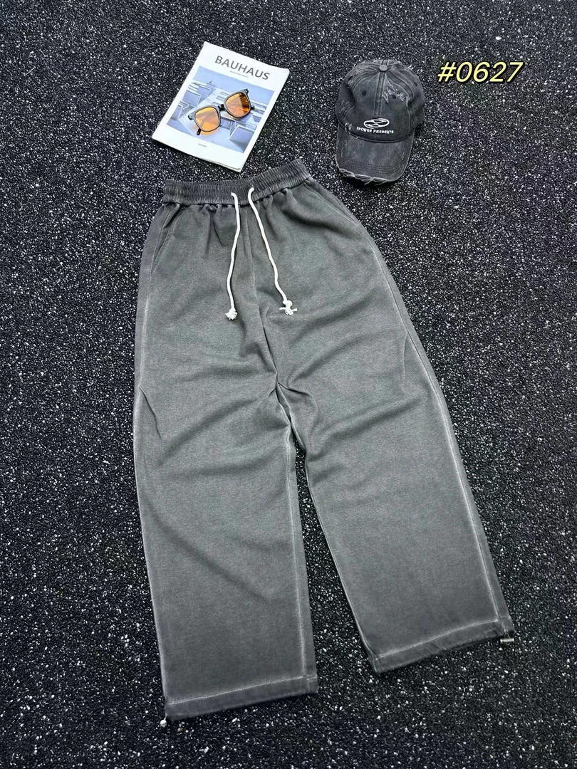 【0627】设计师款休闲垂感直筒工装裤0627*2