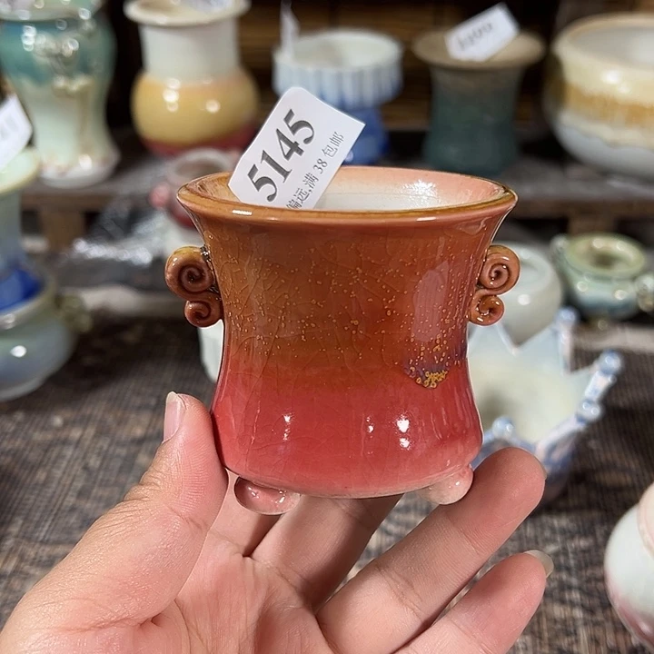 口6 手工花盆满30包邮