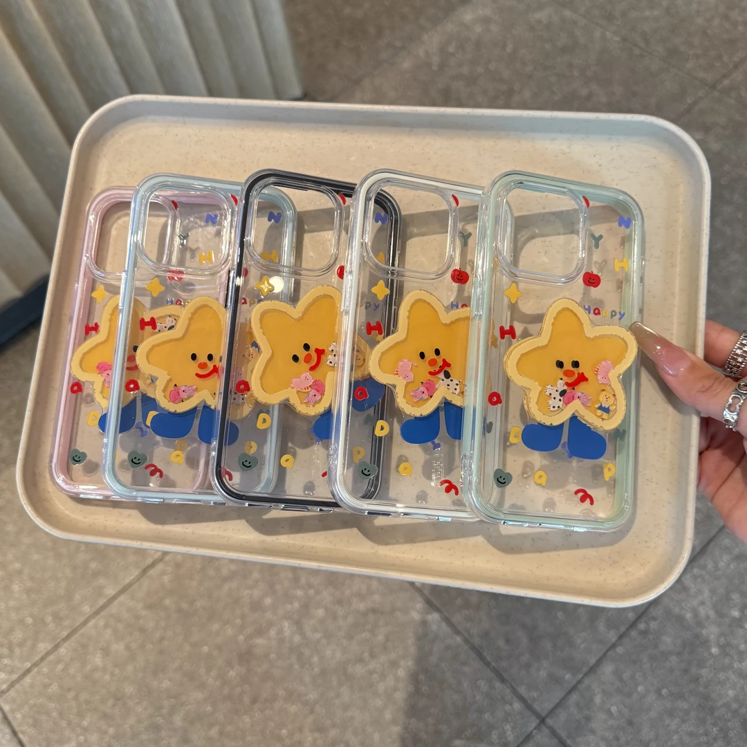 奥菲顿星星字母摇摇乐适用iPhone16/15promax手机壳苹果14/13支架