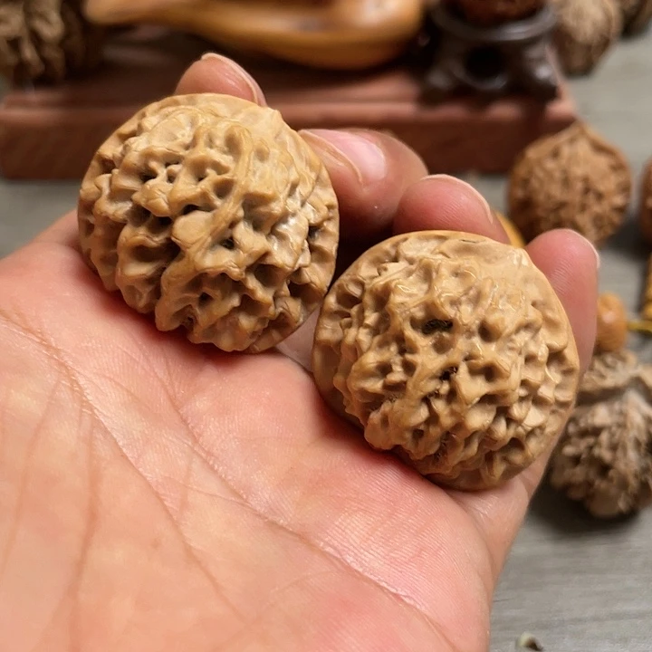 【闪购商品】文玩核桃把件秦闷37尺有修