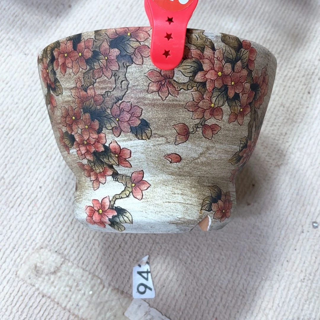 M****紫砂花盆陶瓷多肉花盆瑕疵