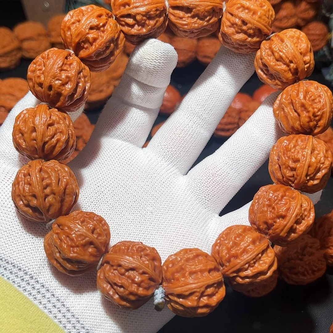 手串文玩核桃八棱磨盘25
