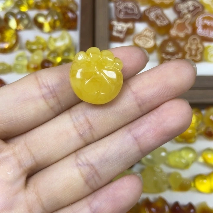 橄榄核吊坠小猫爪73