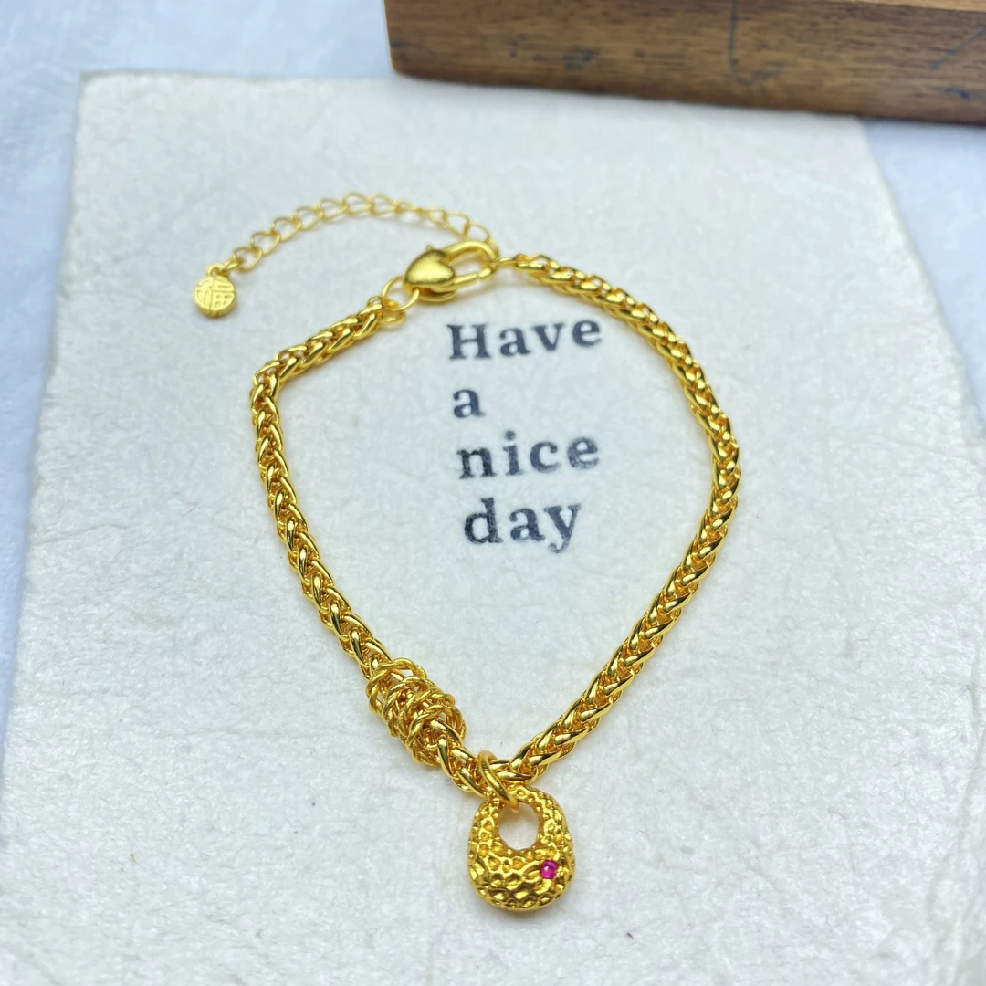 手链 F黄色肖邦锤纹包包手链多样性发货47039