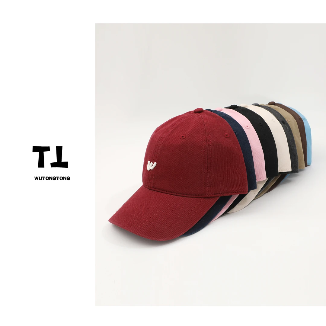 【吴童优选】遮阳防晒速干棒球帽子女字母软顶宽帽显瘦鸭舌帽61276