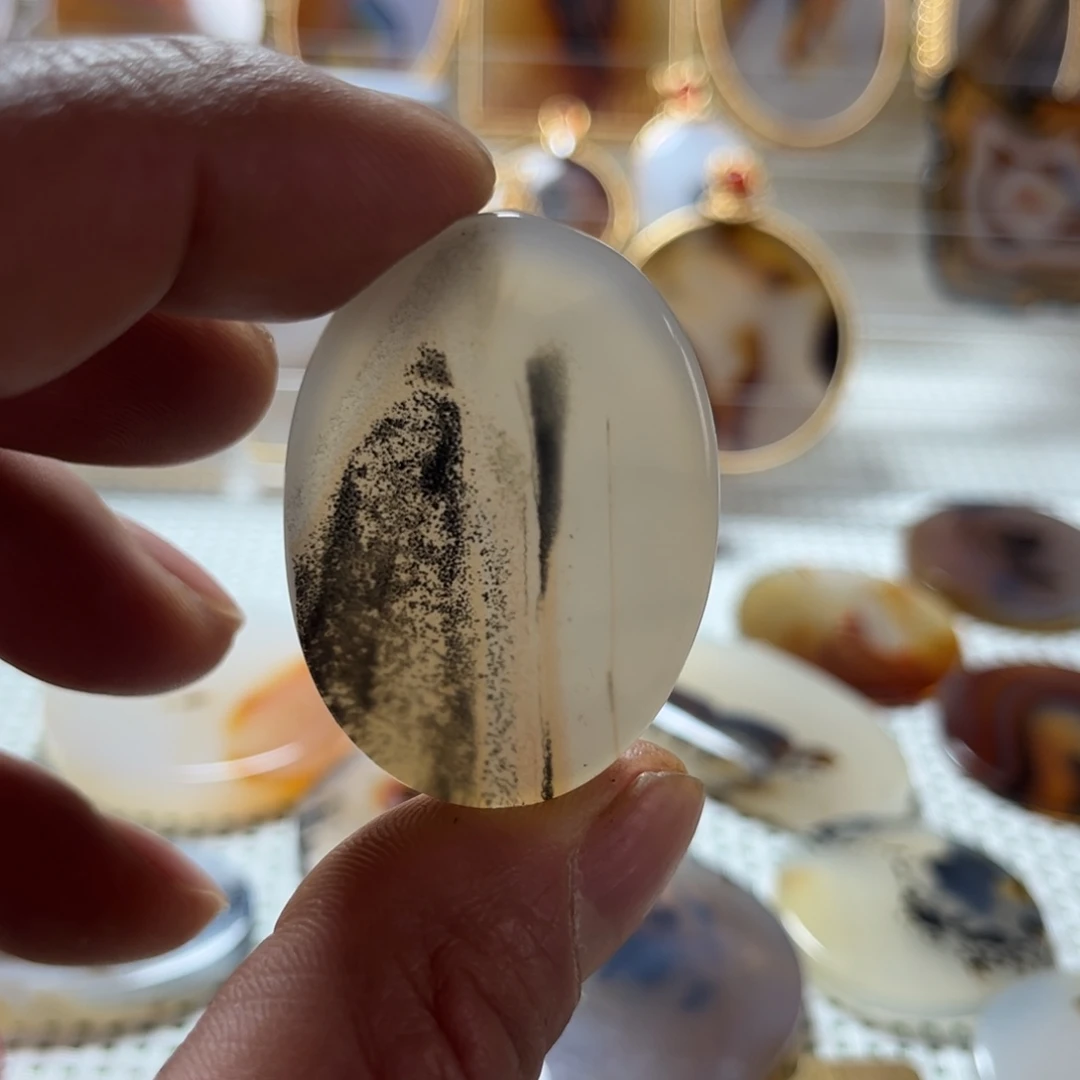 玛瑙/玉髓合金颈饰