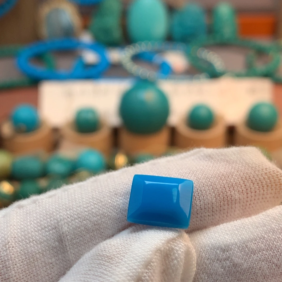 绿松石未镶嵌挂件