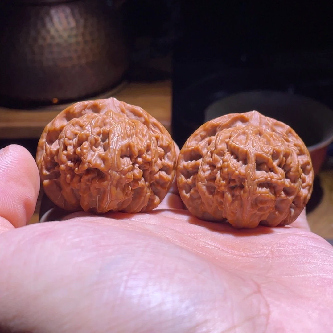 文玩核桃吊坠41老款宫灯闷尖狮子头