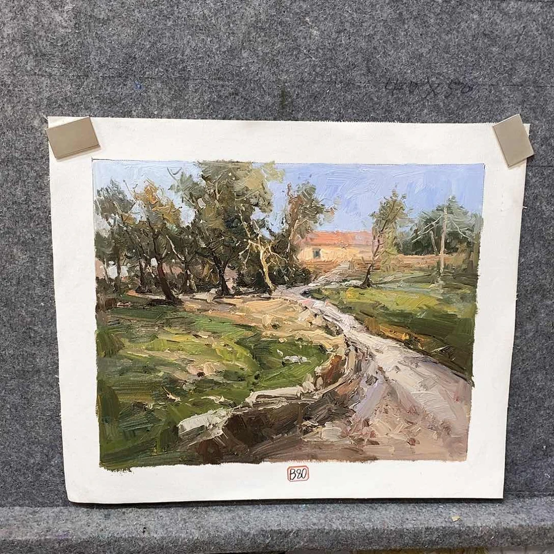 油画风景油画作品