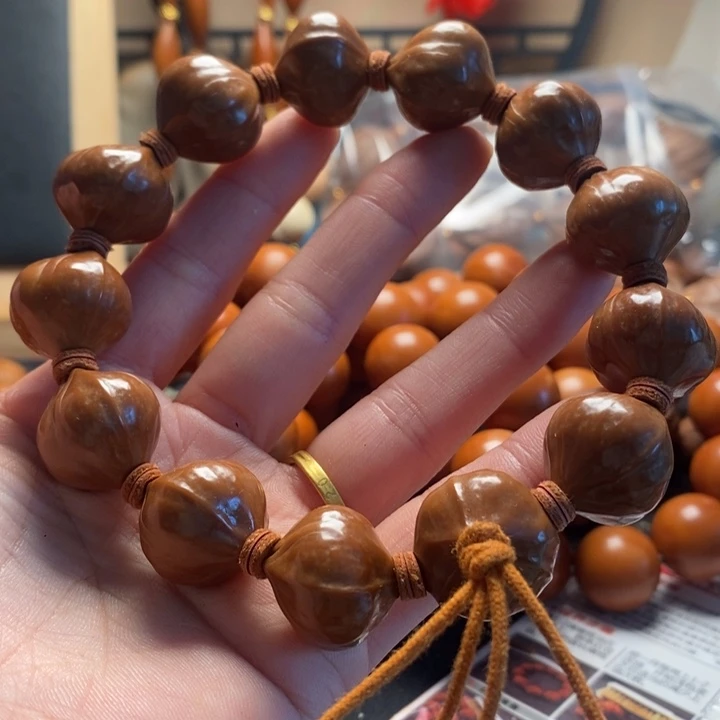 手串/手链橄榄核蜜桃十三颗