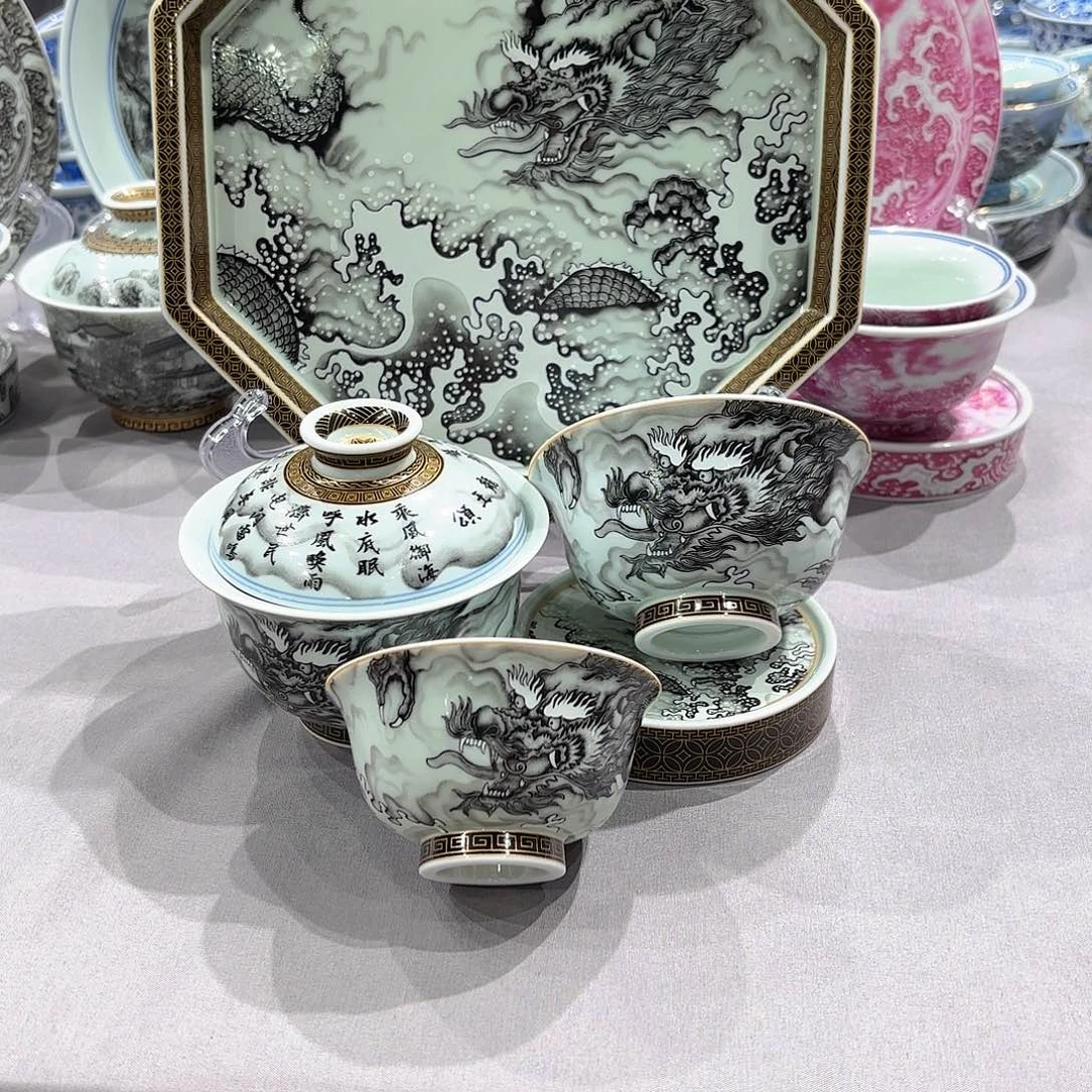 瓷片景德镇瓷器精品展示